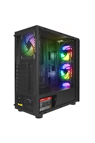 Rampage Redsky Rgb Mesh 700w 80+ 4 12cm Rgb Fan Gaming Oyuncu Kasası