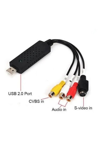 Kamera Vhs Tv Analog Cihazlardan Usb Easycap Video Capture Kartı