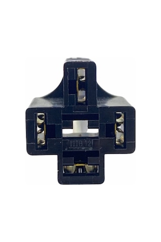 Röle Soketi Röle Yuvası 5 Uçlu Siyah 5 Kablolu 2.5 Mm Kablolu