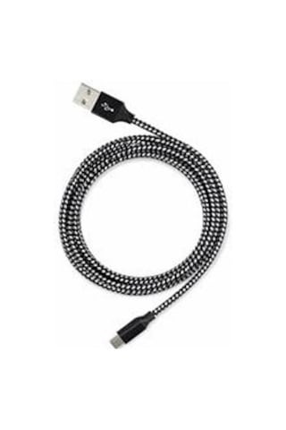 Vcom Cu250 Type-c To Usb 3m 15w 5v-3a Örgülü Şarj Kablosu Kdo