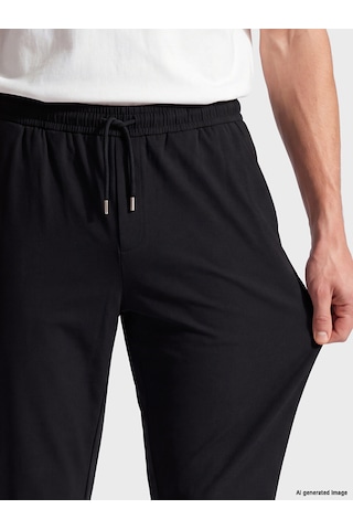 Lcw Vision Siyah Loose Fit Erkek Eşofman Altı