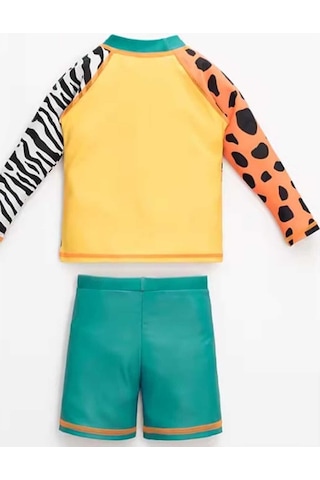 My Kids Wear Erkek Çocuk Boneli Uzun Kollu Mayo Turuncu