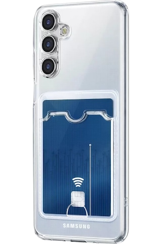 Samsung Uyumlu Galaxy A57 5g Kart Şeffaf Silikon - Şeffaf Diğer