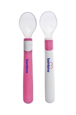 Bambino Silikon Ikili Kaşık  P0406 Mavi