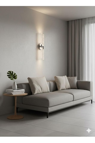 Bh Bubblelight Dubble Şık Ve Zarif Modern Led Duvar Aplik Gümüş Pilli Gümüş