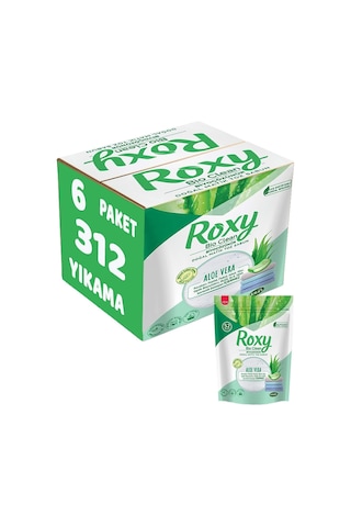 Roxy Bio Clean Matik Sabun Tozu 1.6kg Aloe Vera 6 Lı Set 312 Yıkama