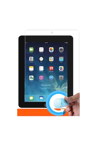 Apple Uyumlu iPad 2 / 3 / 4 9.7'' İnç Nano Kırılmaz Cam Ekran Koruyucu