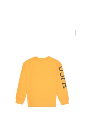 U.S. Polo Assn. Erkek Çocuk Mango Bisiklet Yaka Basic Sweatshirt 50313831-VR244