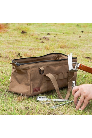 Sundick Kamp Alet Çantası Büyük Kapasiteli Geniş Ağızlı Depolama Yeşil Ordu Diğer