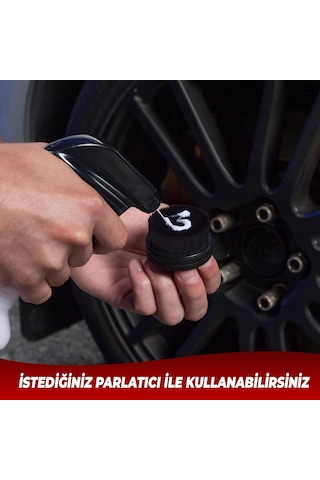 Wonkey - Araba Lastik Parlatıcı Aplikatör Fırçası, Premium Araç Ve Motor Lastik Parlatma Aparatı
