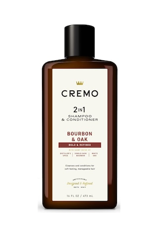 Cremo Bourbon & Oak 2in1 Şampuan Ve Saç Kremi 473ml Tüm Saçlar