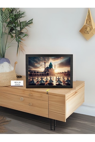 Tablo Pazarı Led Işıklı Tablo - Mevlana