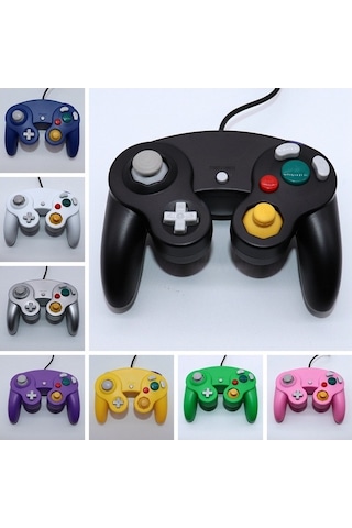 Bloomnest Ngc Mini Oyun Konsolu Kolu - Tek/üç Nokta Kolu Mavi, Siyah, Beyaz, Gümüş Gamecube Kolu