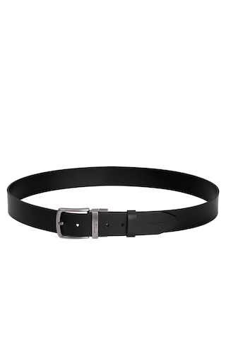 Pierre Cardin Çift Yönlü Deri Erkek Kemer En 4 Cm Pc4099 Siyah