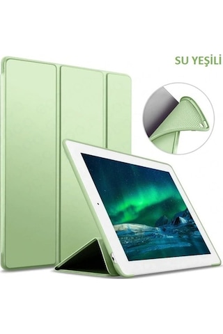 Apple Uyumlu iPad  9. Nesil 10.2" Kılıf Arkası Silikon Smart Case A2602 A2603 A2604 A2605