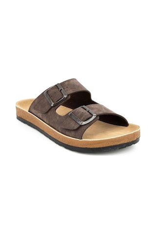 Muya Allen 31330-004 Anatomik Taban Erkek Terlik Kahve 40-45 Kahverengi