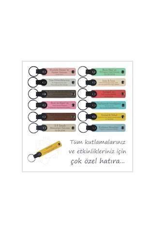 Okulun Bilim Ve Sanat Yarışmalarında Yer Alanlara, 30'lu Set, Anlamlı Eğitim Hediyelik Anahtarlık