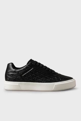 Calvin Klein Logolu Sneaker Ayakkabı Erkek Ayakkabı Hm0hm02132 00w Siyah-ekru