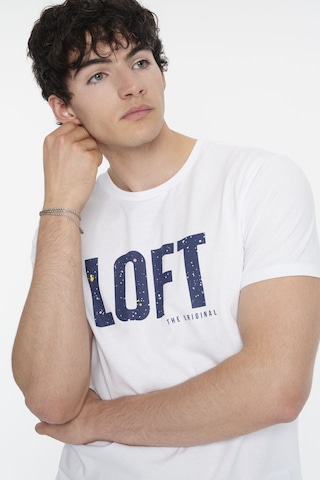 Loft Regular Fit Erkek Pijama Whıte/navy
