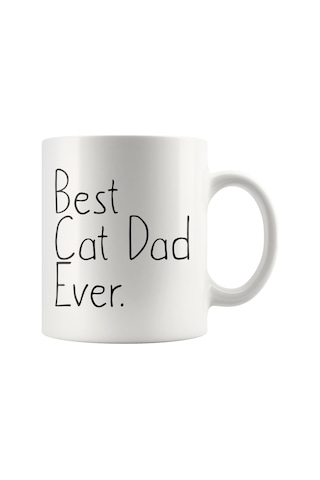 Kedi Sever Hediyeler Benzersiz Kedi Baba Hediyesi - İngilizce Doğum Günü Kedi Babası