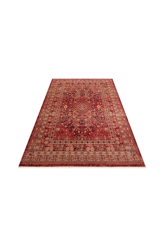 Eko Halı Kybele Kyb 05 Red Xw Etnik Desenli Otantik Salon Halısı Oturma Odası Halısı Mutfak Halısı Modern Makine Halısı Kırmızı 5