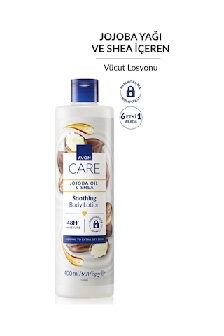 Avon Care Jojoba Yağı Ve Shea İçeren Vücut Losyonu 400ml Üçlü Paket