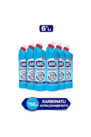Karbonatlı Ultra Çamaşır Suyu 750 Ml 6'lı Diğer