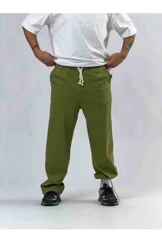 Cocopelli Paça Ayarlamalı Regular Haki Erkek Jogger Pantolon Coc3565