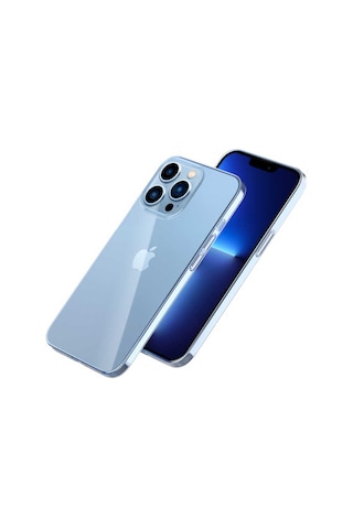 Apple Uyumlu iPhone 13 Pro Max Uyumlu Zore Blok Kılıf-renksiz Renksiz -