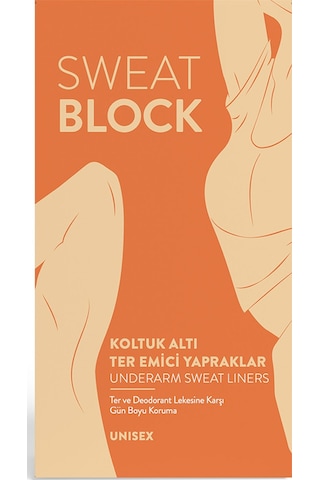 Sweat Block Koltuk Altı Ter Emici Yaprak Ped 10'lu