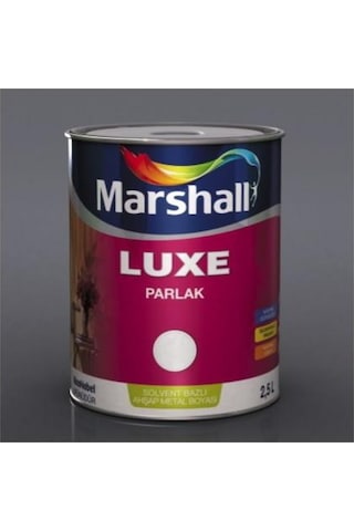 Marshall Luxe Parlak Sentetik Yağlı Boya 2.5 Lt Beyaz (536141717)