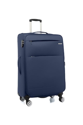 Louisiana Polo Büyük Boy Lüx Kumaş Valiz Lacivert 2082 Lacivert