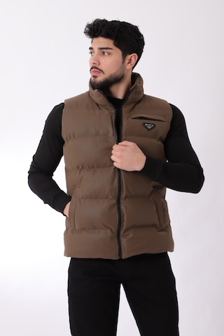 Armalı Karbon Deri Yelek Pldp 2959-1-60270 001