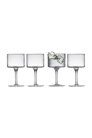 4'lü Set Cin & Tonik Cam 32 Cl Palermo Gold Genel