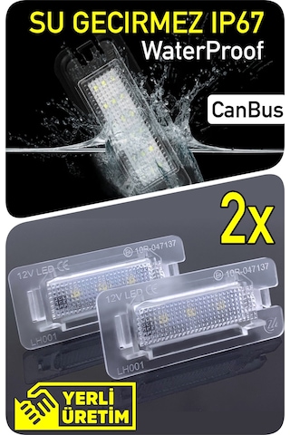 Audı A4 B9 8w S4 2015 Den Sonra Canbus Led Plaka Aydınlatma Ledi Lambası
