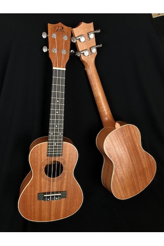 Puka Concert Ukulele Maun Ağacı Kılıf ve Pena