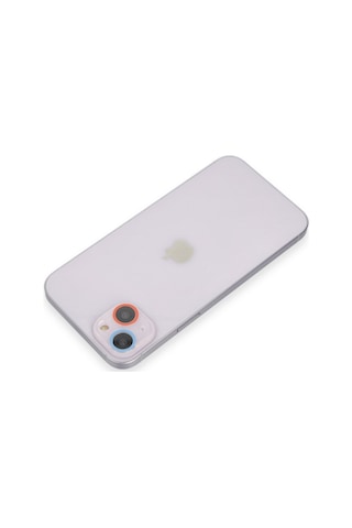 Apple iPhone Uyumlu 13 Renkli Kamera Lens Koruma Cam - Pembe-mavi