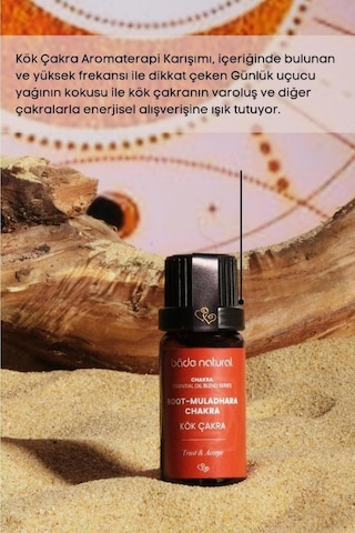 Bade Natural Kök Çakra Aromaterapi Karışımı 10 ML