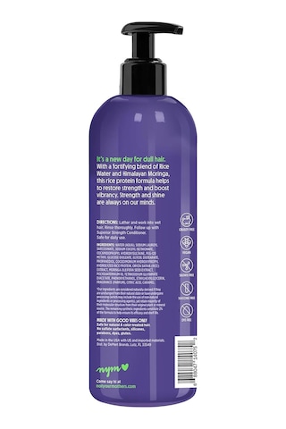 Not Your Mother's Rice Water & Himalayan Moringa Güçlendirici Şampuan 450ml Tüm Saçlar