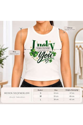 Bk Gift Sıfır Kol Fitilli Crop Bluz - Esnek Likralı Günlük Crop-5 Beyaz