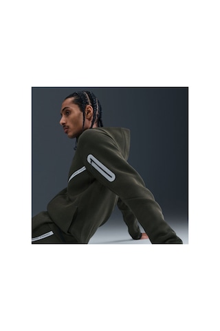 Nike Tech Fleece Wr Fz Jkt Reflec Erkek Ceket Haki