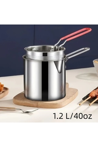 Brightnova Paslanmaz Çelik Derin Yağda Kızartma Makinesi Deep Fryer Patates Balık Ve Tavuk Kızartma İçin İdeal Mutfak Aleti