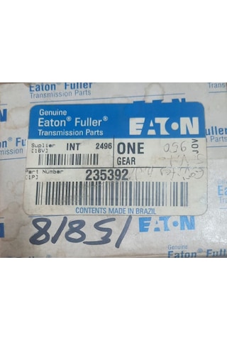 235392 As 950 5v Geri Vites Dişli Eaton