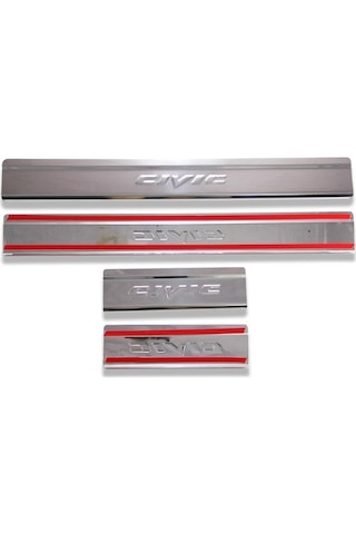 Honda Civic Fb7 Kapı Eşiği 2012-2016 Paslanmaz Çelik