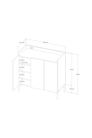Lara Çok Amaçlı Dolap, Kahve Köşesi, Kiler Dolabı, Mutfak Erzak Dolabı, Mini Mutfak Dolabı Beyaz