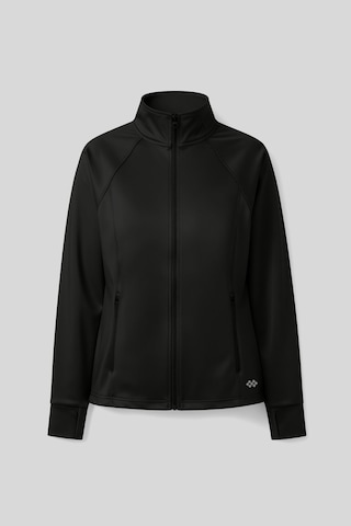 Tommy Life Siyah Fermuarlı Dik Yaka Basic Rahat Form Kadın Koşu Ceketi - 97310 Siyah