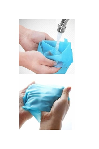Silikon Krema Torbası Yıkanabilir, Tekrar Kullanılabilir