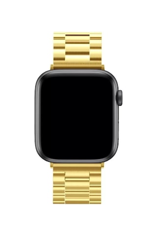 Newface Apple Watch 42mm Metal Baklalı Kordon - Gold Diğer