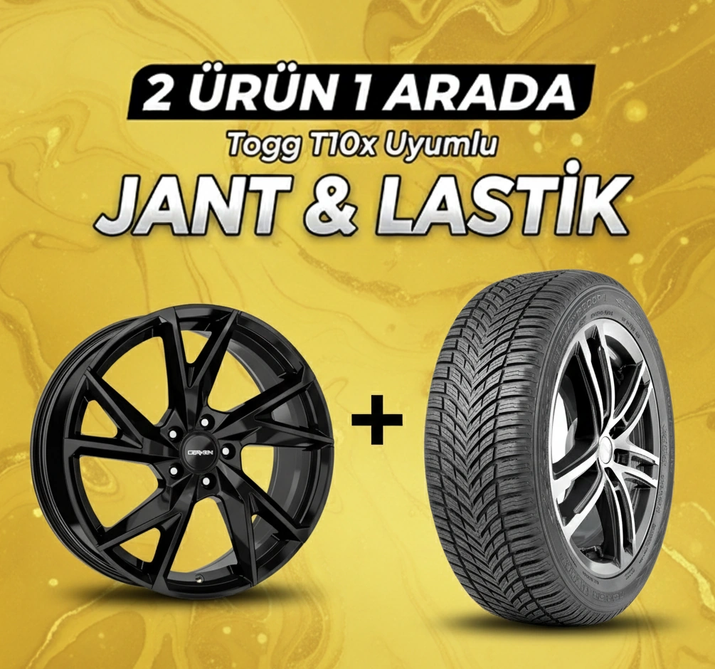 ToggT10xNokian225/60R18 4Mevsim.Las.4Ad.Yıl:2025+CA238018B18"Jant 4Ad.