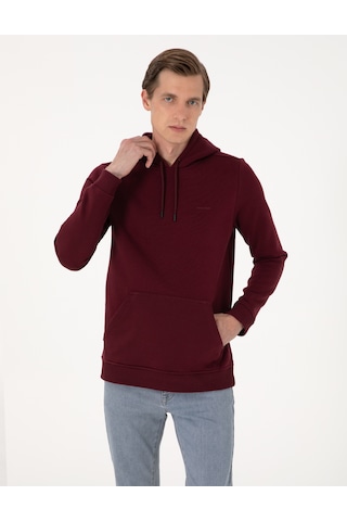 Pierre Cardin Erkek Bordo Sweatshirt 50314055-vr014 Bordo